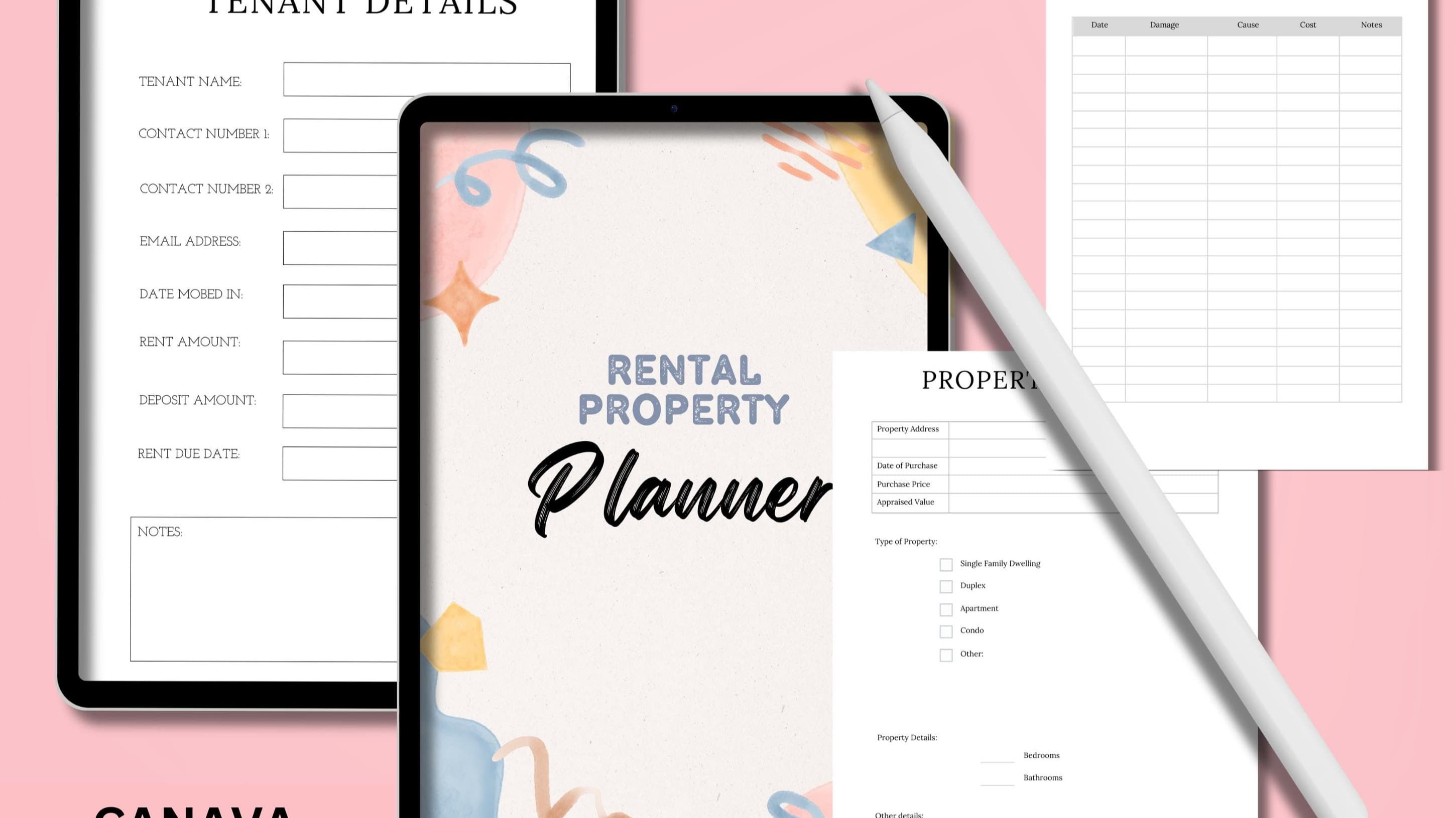 Get My Rental Property Planner ( 26 pages) Now!