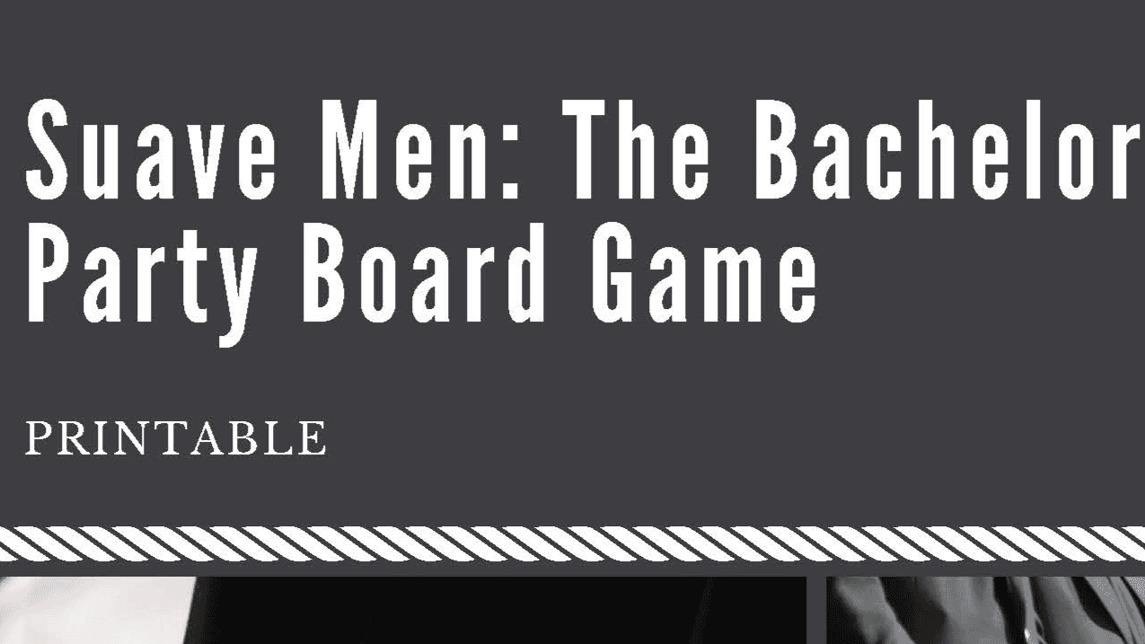 Get My Bachelor Party Board Game – Fun Printable
