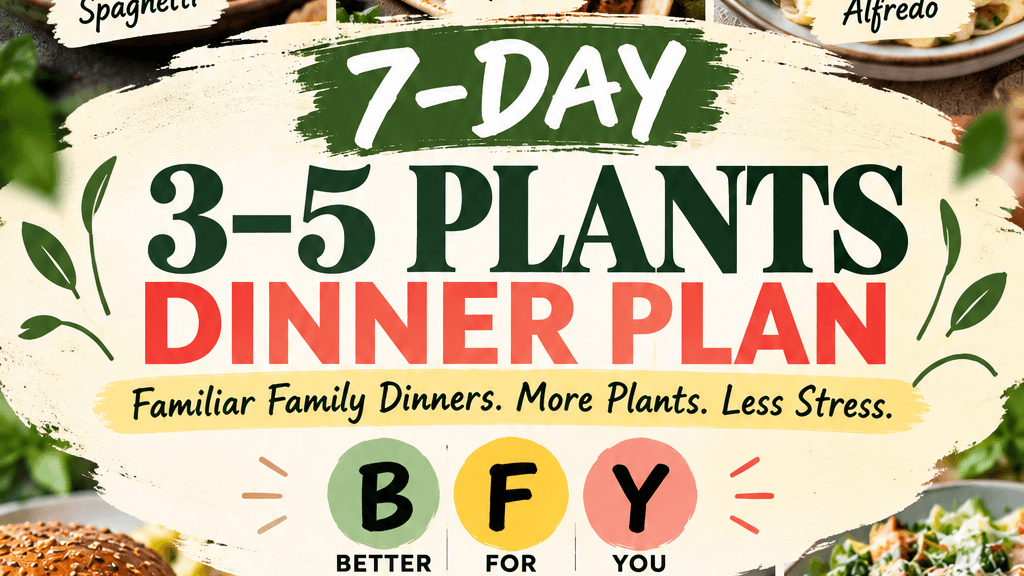 The 7-day 3-5 Plants Dinner Plan