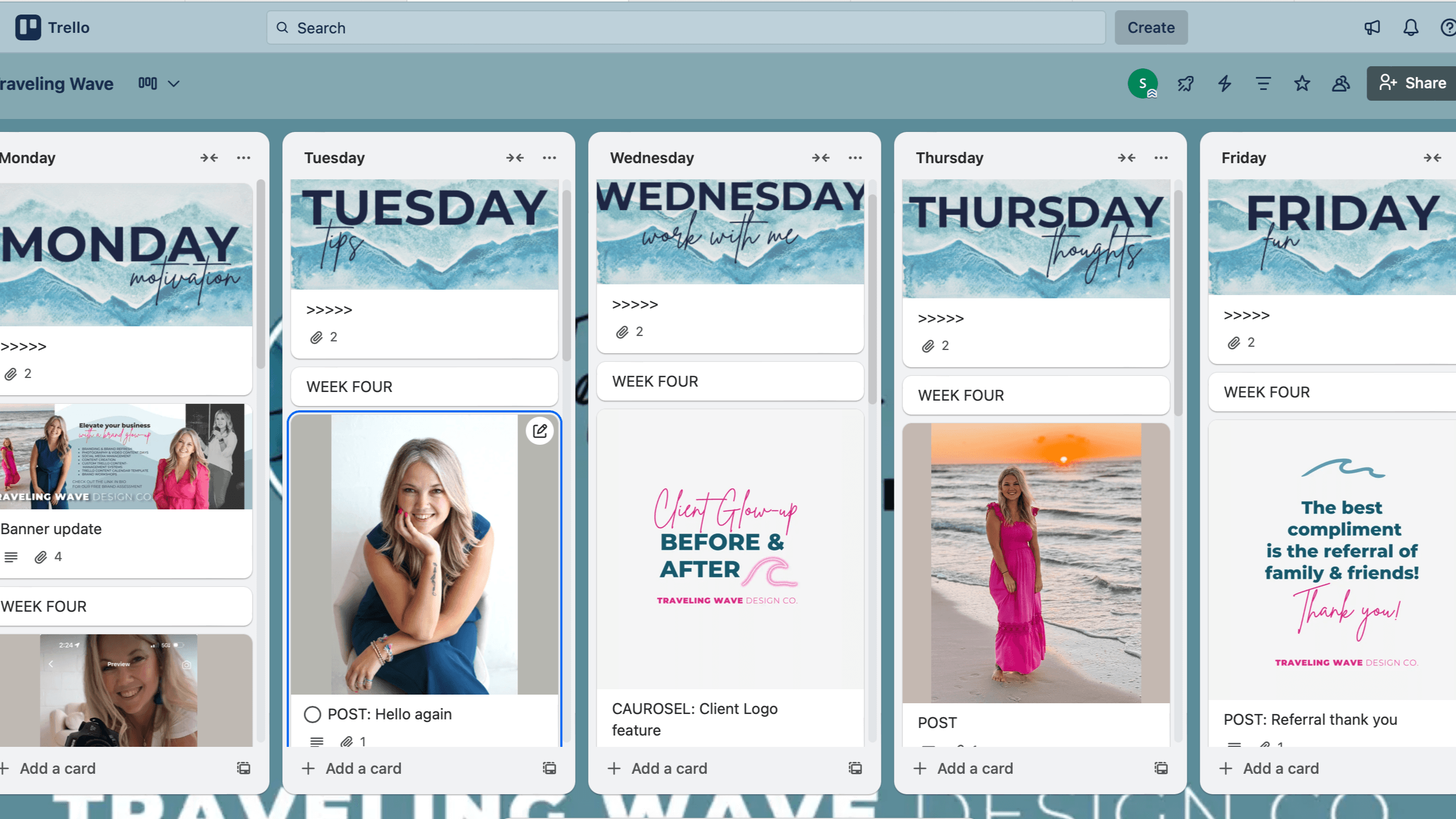 Wave Maker Trello System