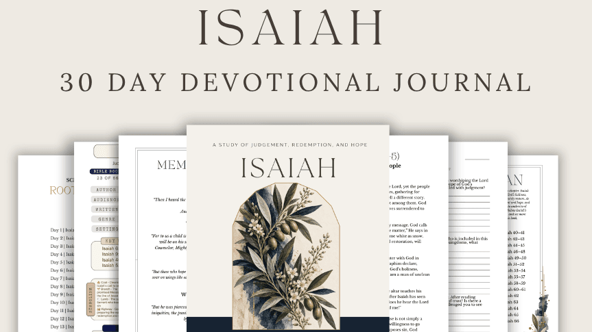 Isaiah Journal + Overview Bundle | Digital