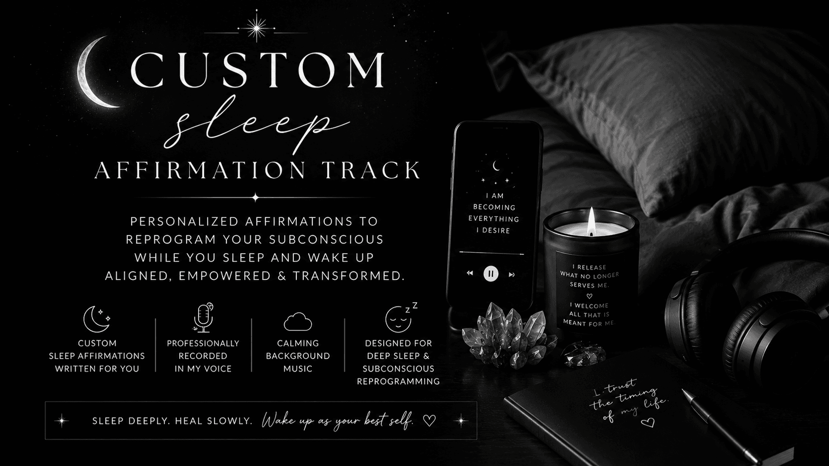 8 HOUR SLEEP AFFIRMATION TRACK
