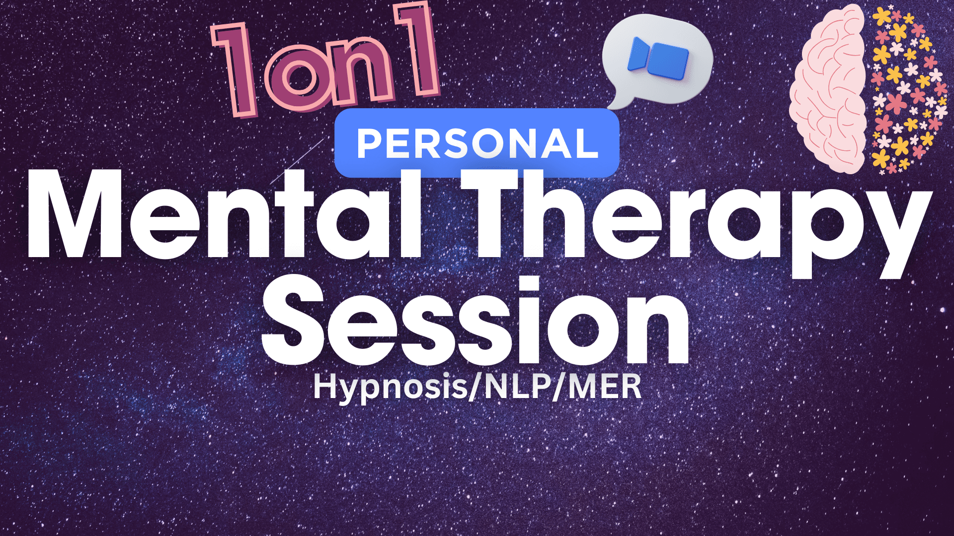 1:1 MIND MAGIC or Hypnotherapy Session