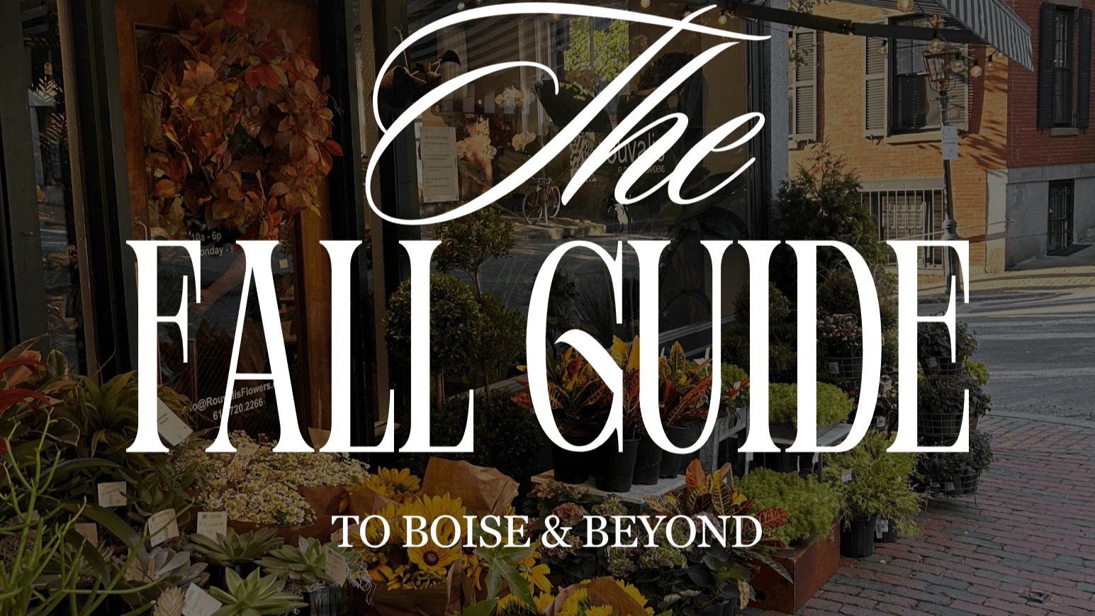 The Fall Guide to Boise & Beyond