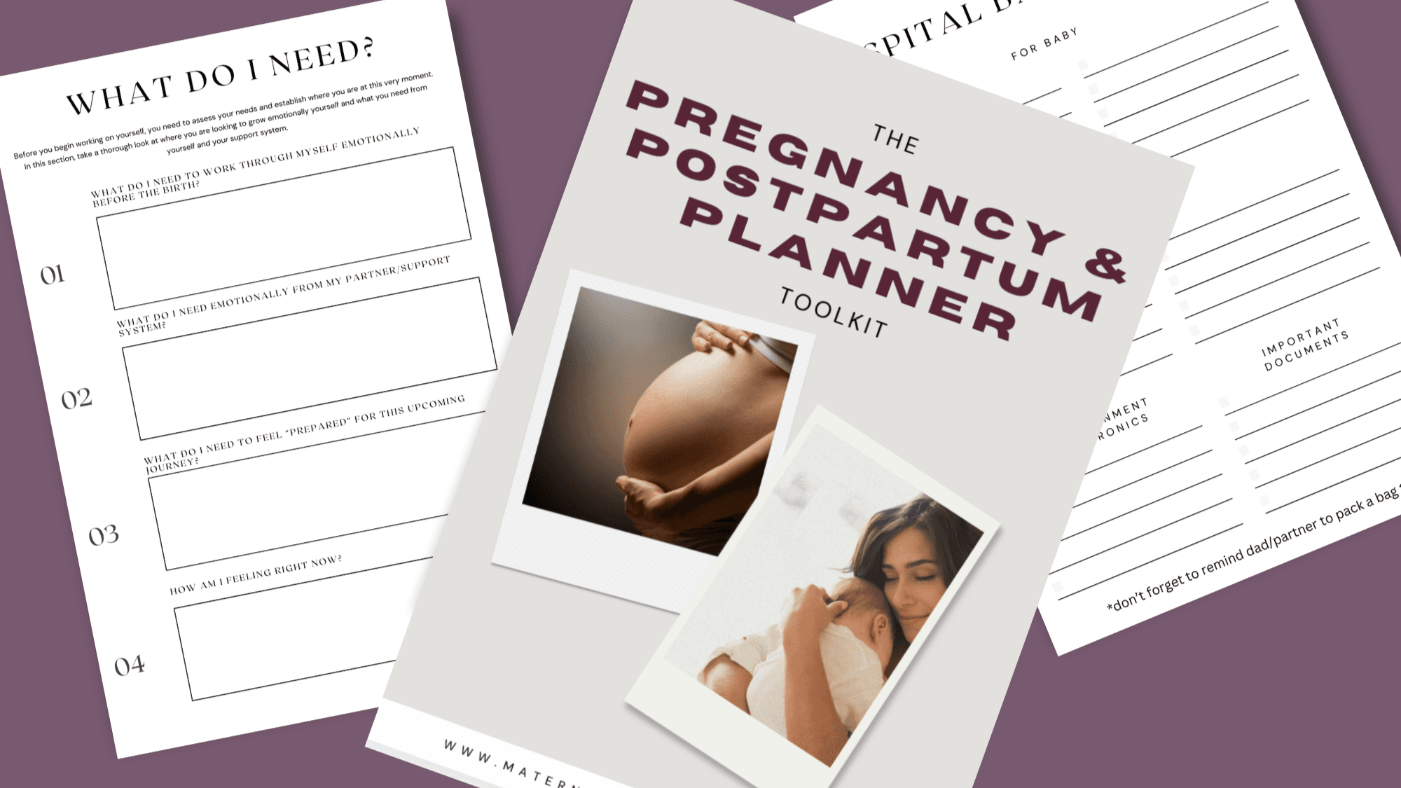 Get My Pregnancy & Postpartum Planner Now!