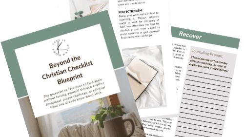 Get The Beyond the 'Christian Checklist' Blueprint