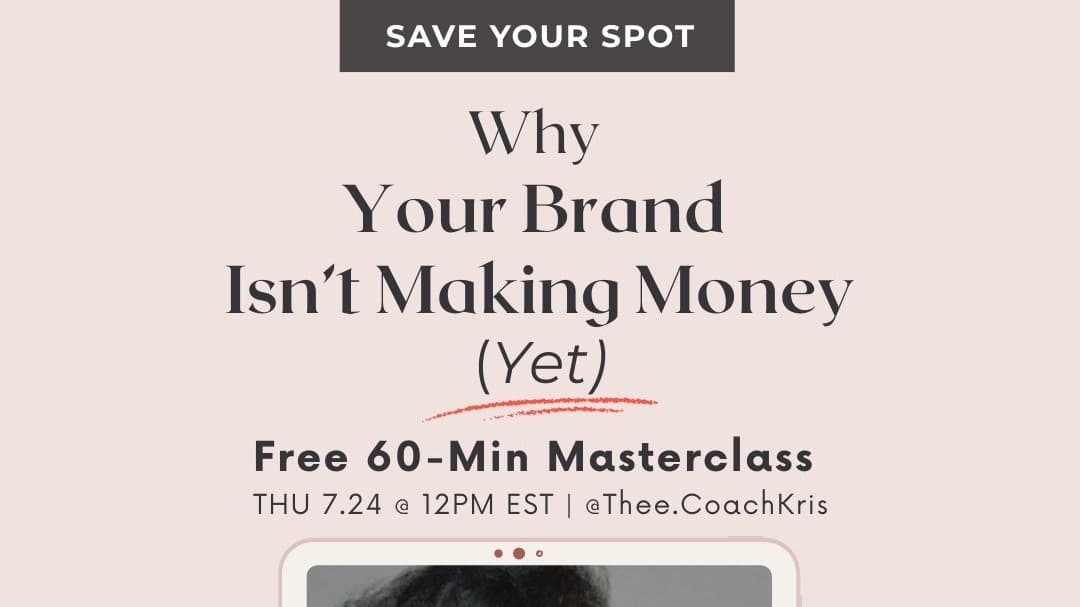 WHY YOUR BRAND ISN'T MAKING MONEY | Masterclass