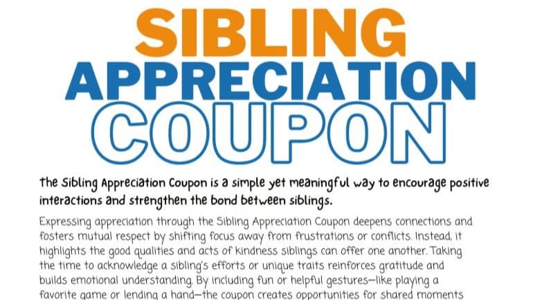 Get this Sibling Activity Now!