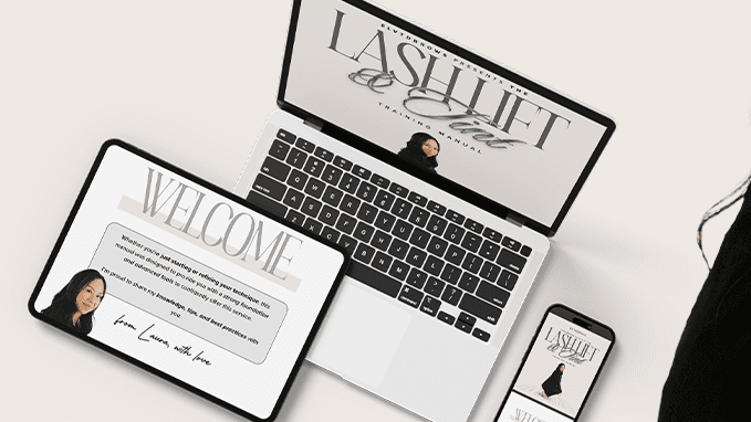 Lash Lift Online Certification Course