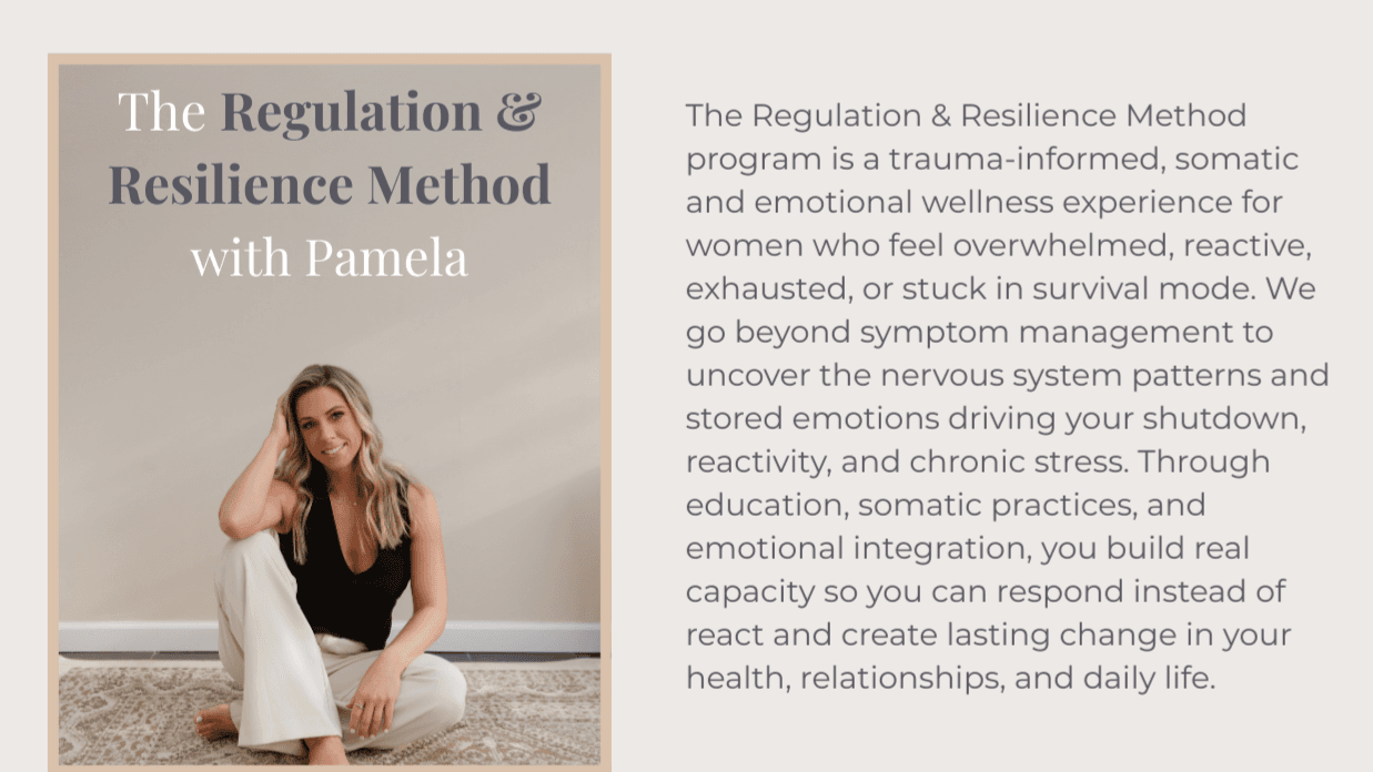 Regulation & Resilience Method Group Coaching