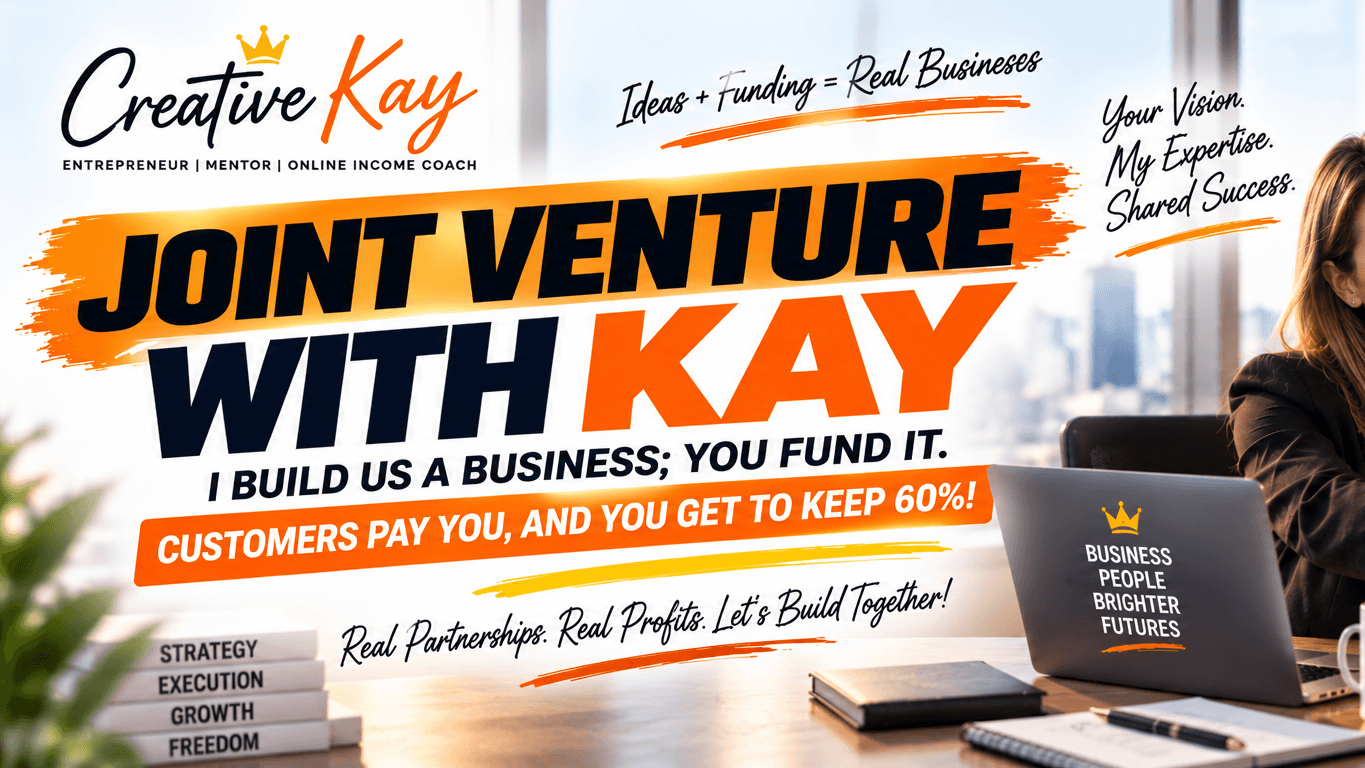 JOINT VENTURE with Kay | Digital Business CREATION