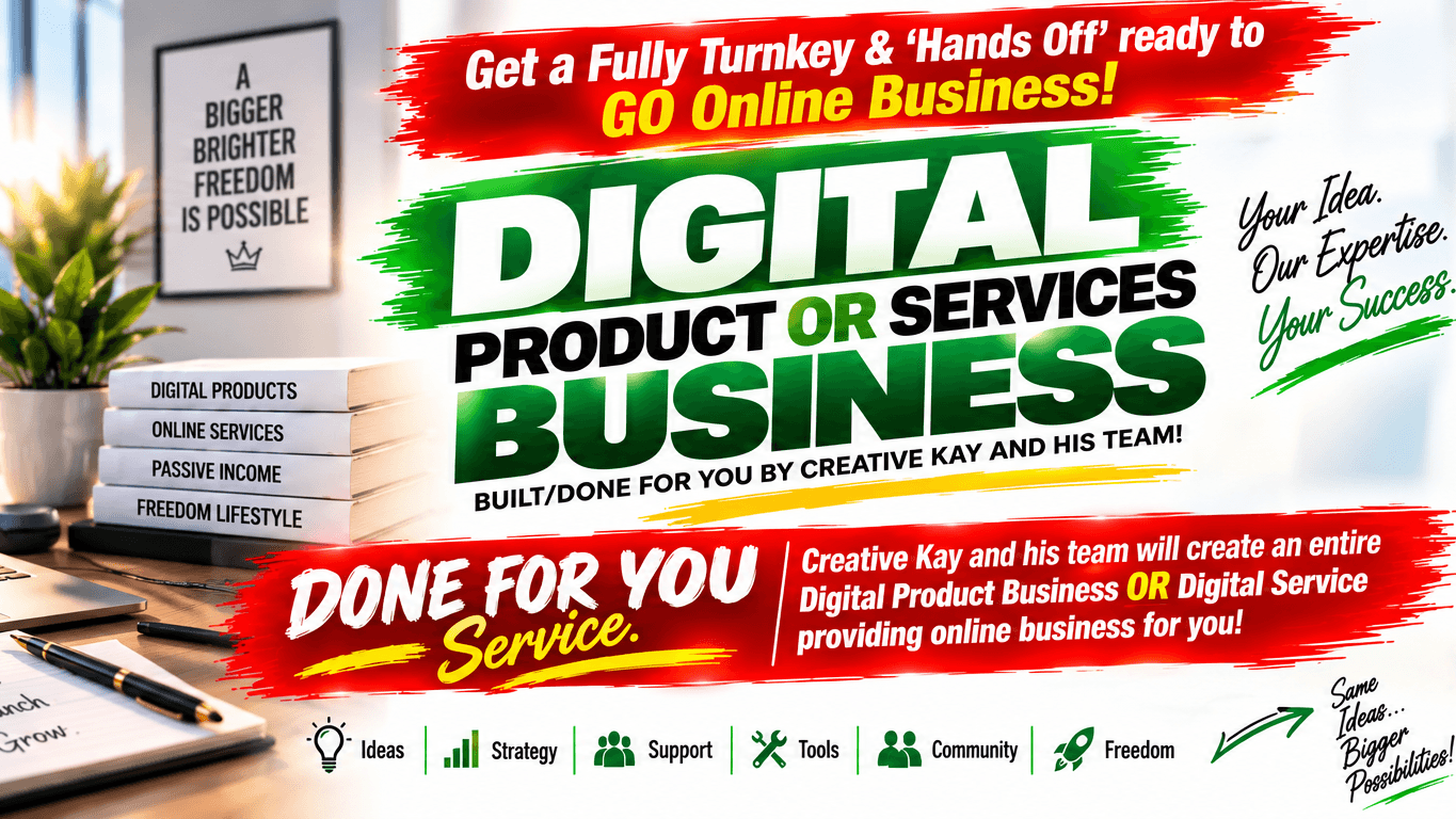Digital Product OR Service Business - DONE FOR YOU