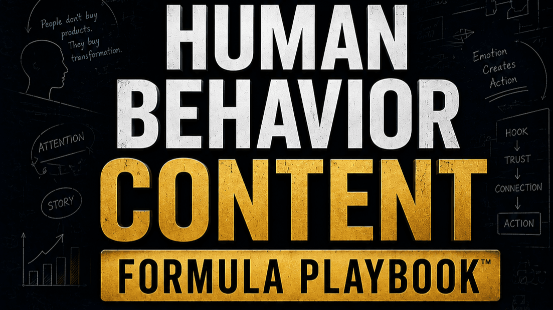 THE HUMAN BEHAVIOR FORMULA PLAYBOOK -VOL I