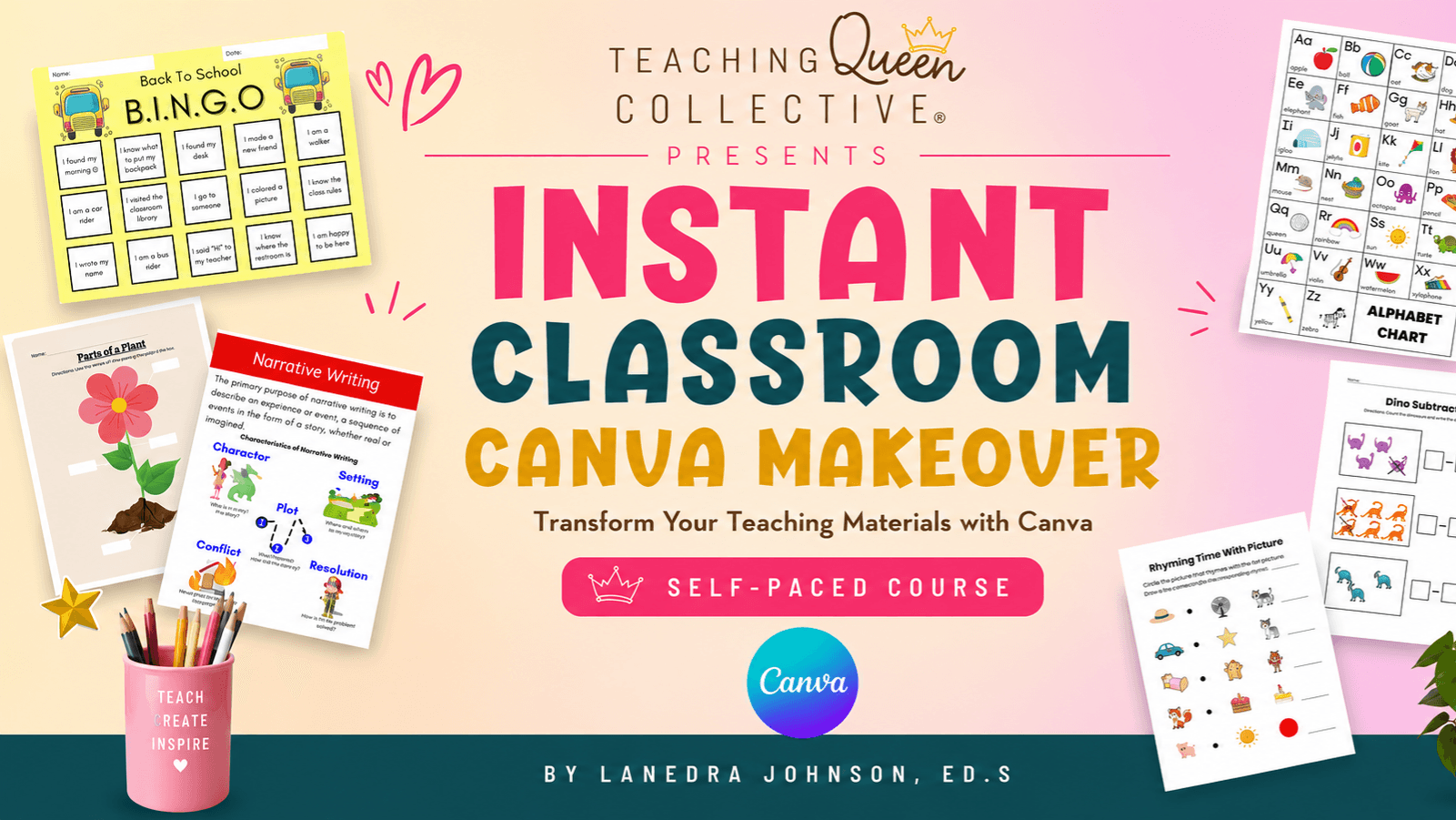 Instant Classroom Canva Makeover