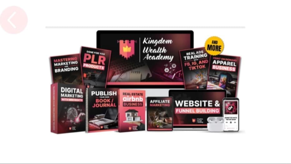 Kingdom Wealth academy W/MRR (Copy)