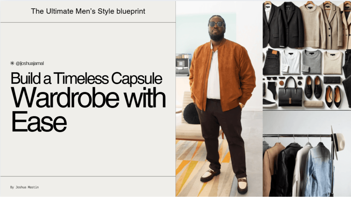 Get The Ultimate Men’s Style Blueprint Now!