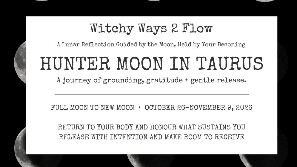 Hunter Moon in Taurus Reflection Guide