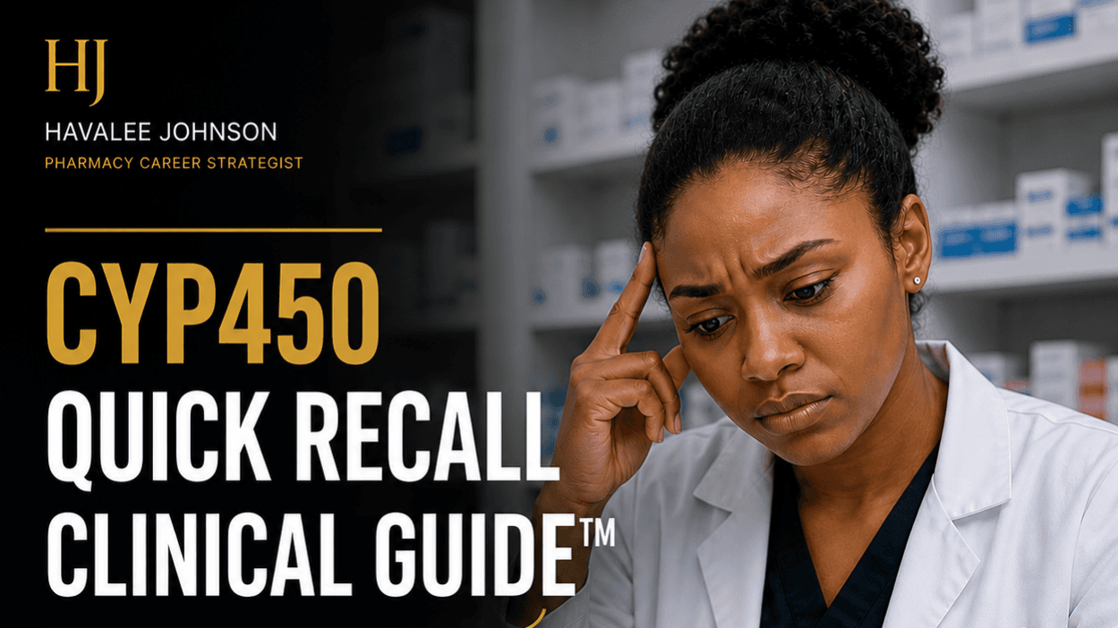 CYP450 Quick Recall Clinical Guide™️