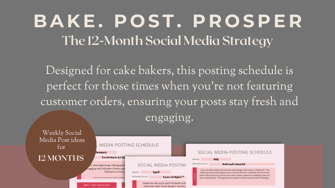 Social Media Posting Schedule
