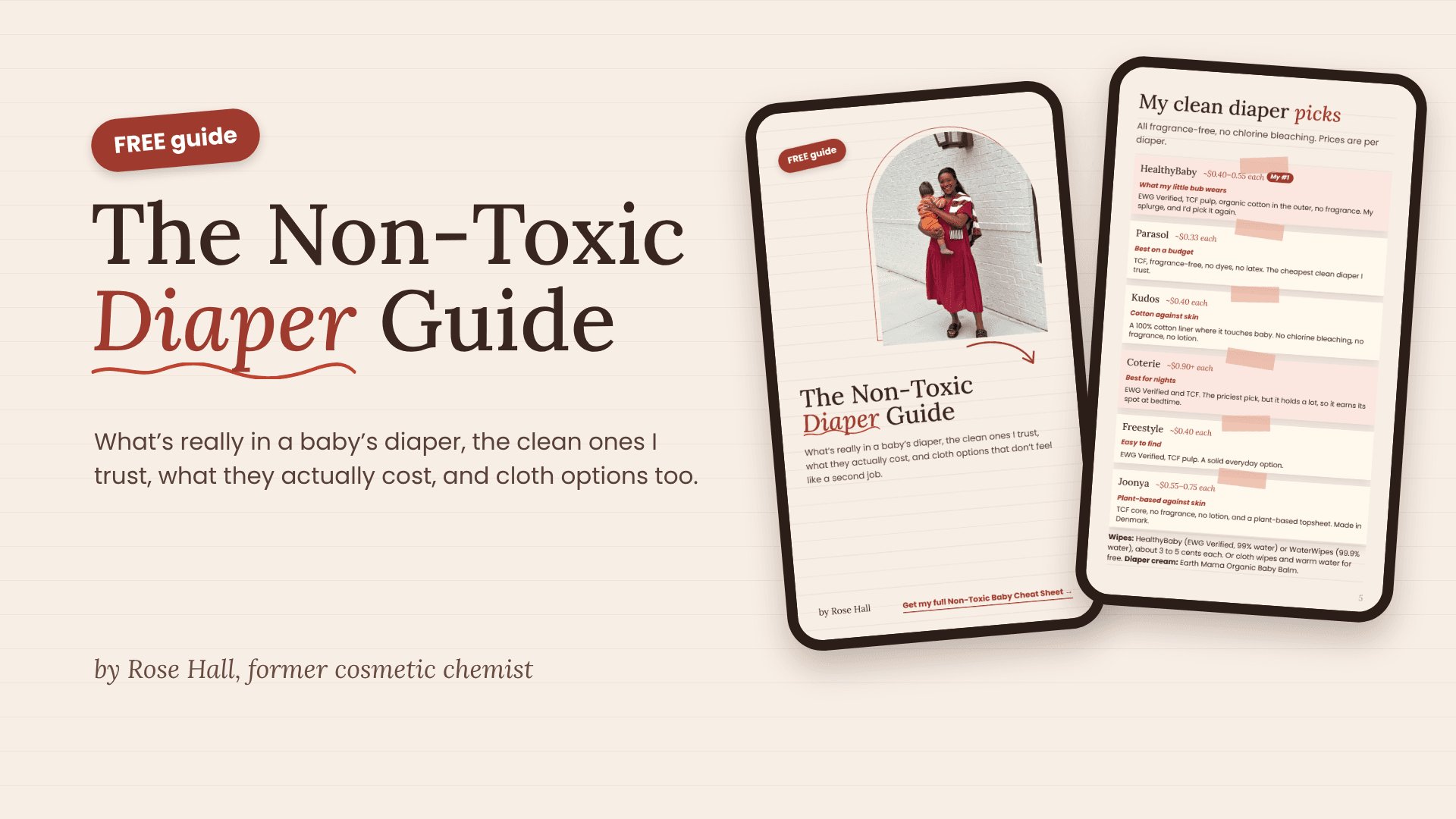 Free Non-Toxic Diaper Guide