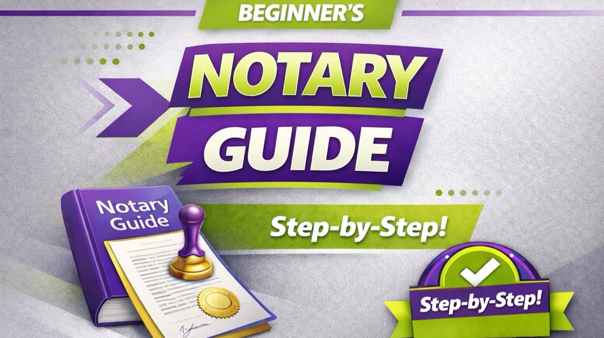 A Beginner-Friendly Guide to Notary Success