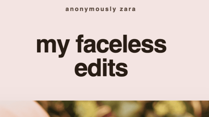 My Faceless Edits