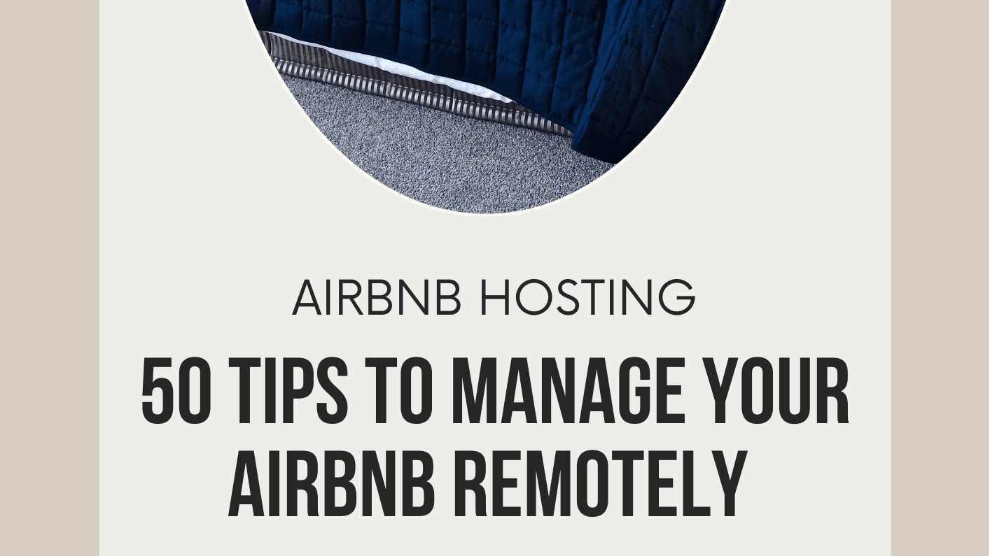 Get My EBook Now to manage my Airbnb remotely!