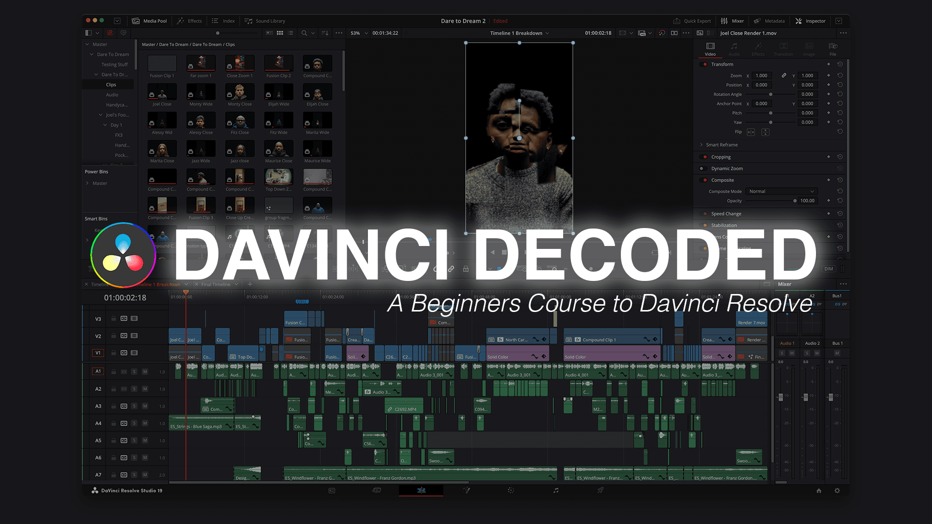 Learn the Basics of Editing in Davinci Resolve