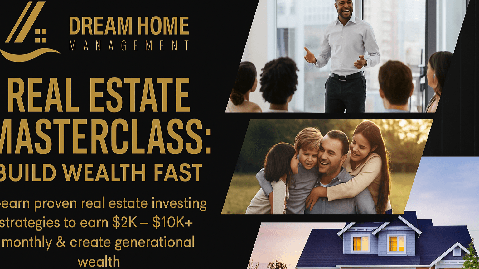 Real Estate Masterclass: Build Wealth Fast