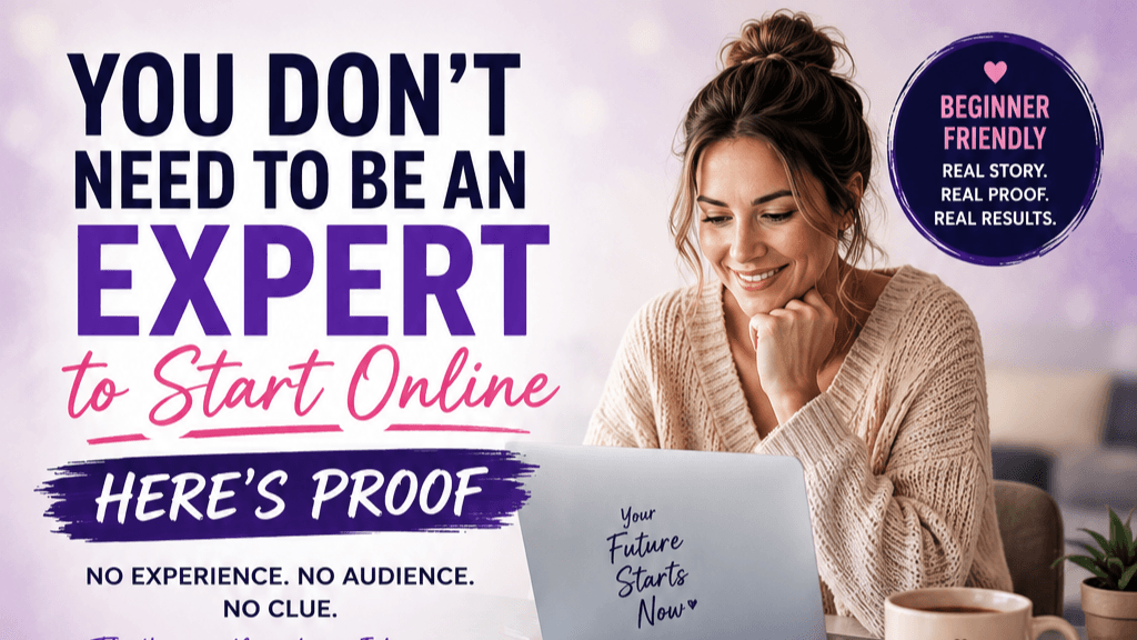 You don't need to be an expert to Start Online