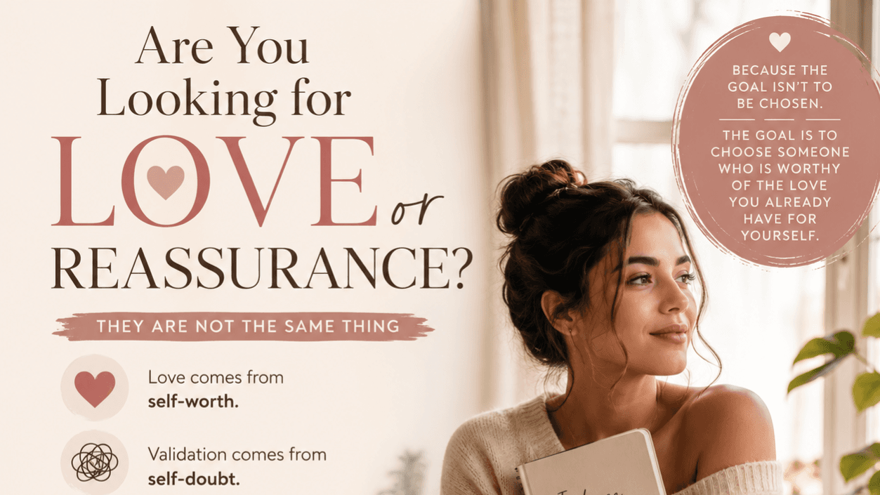 Are You Looking for Love or Reassurance
