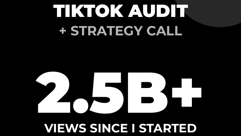 TikTok Audit + Strategy Call