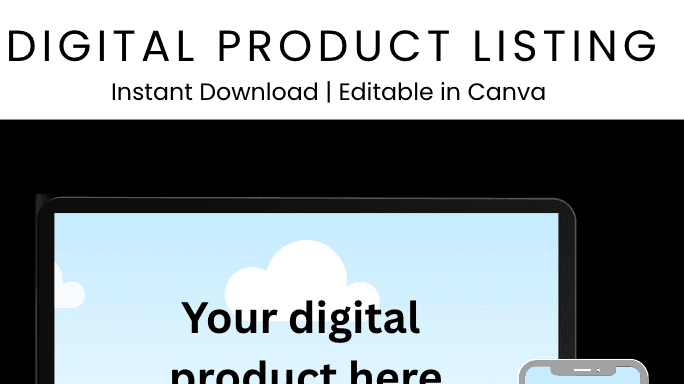 Digital Product List Editable 100+ Templates