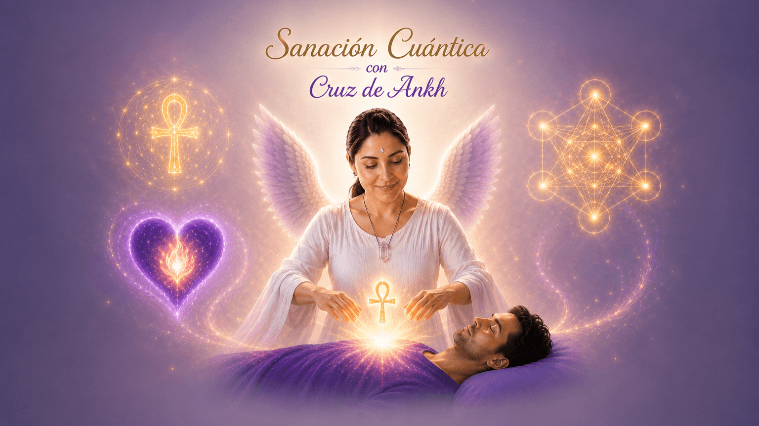 Sanación Cuántica Angelical y Cruz de Ankh