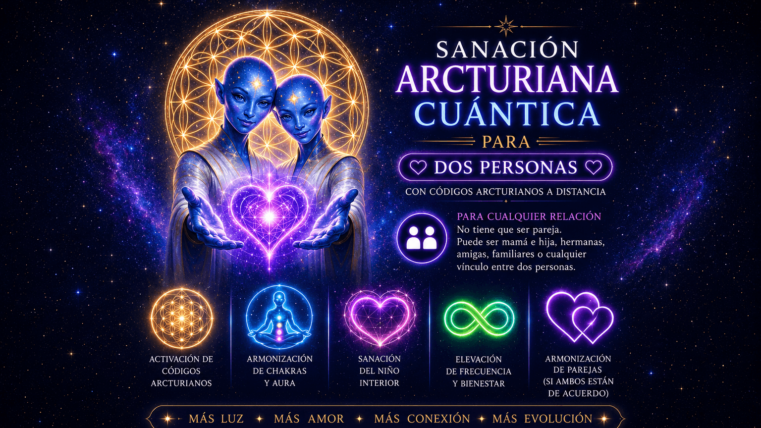 Sanación Arcturiana para Dos Personas