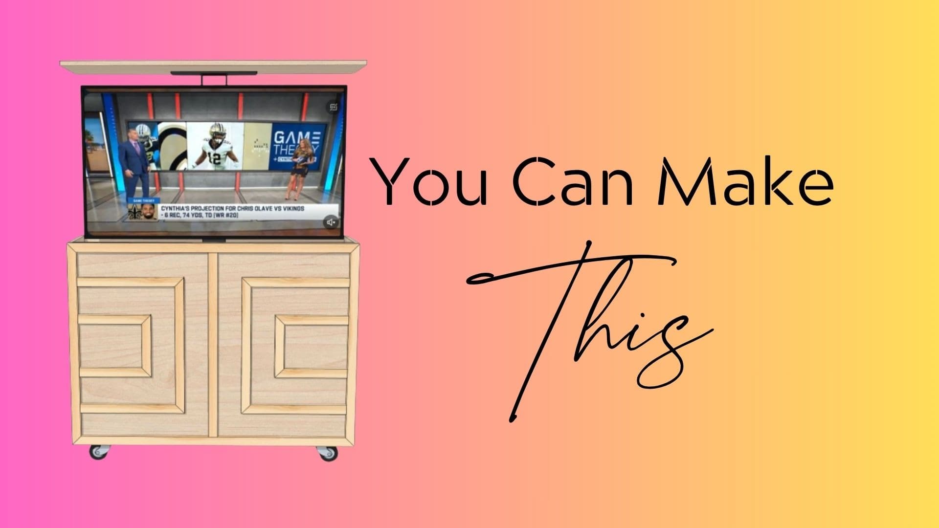 DIY TV LIFT Building Plan