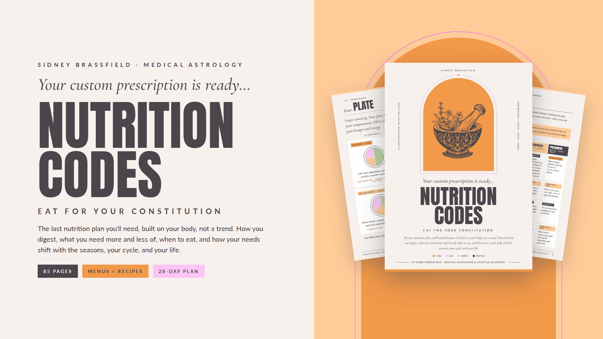 Nutrition Codes: Eat for Your Constitution