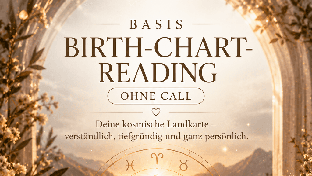 BIRTH-CHART-READING + VERTIEFUNG - OHNE CALL 𓆣