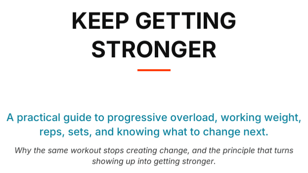 Keep Getting Stronger