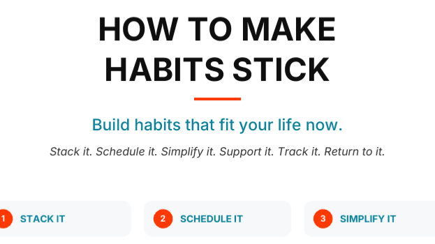 How to Make Habits Stick