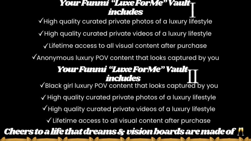 Funmi's Luxe For Me Vault II - Black Girl Luxury