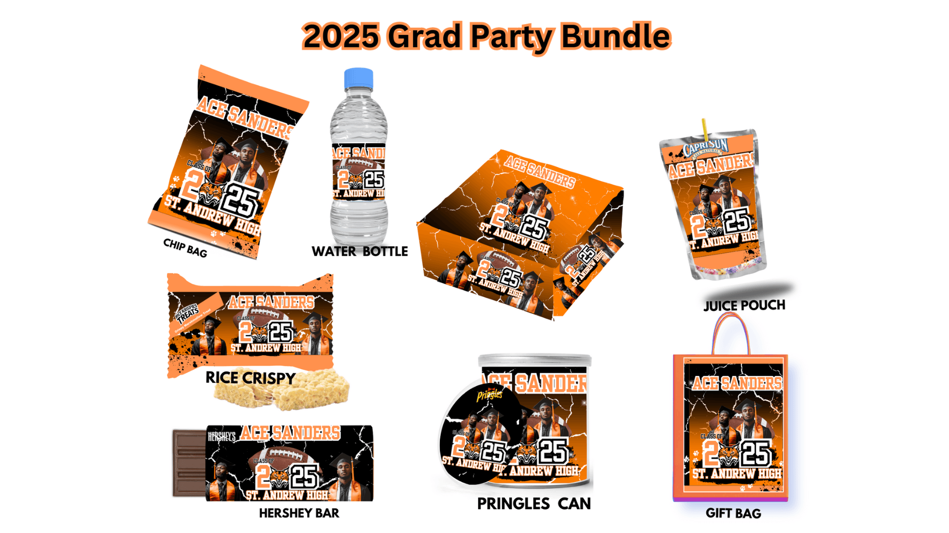 Grad Party Digital Bundle (Orange)