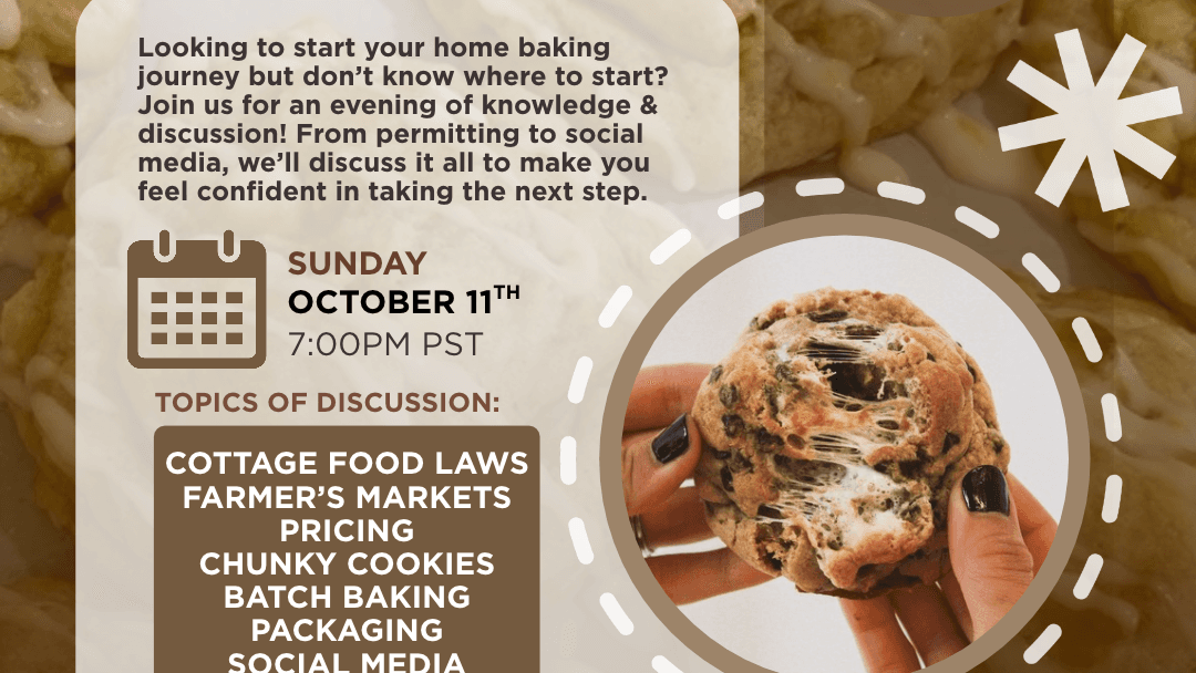 Home Bakery LIVE Webinar - 10/11