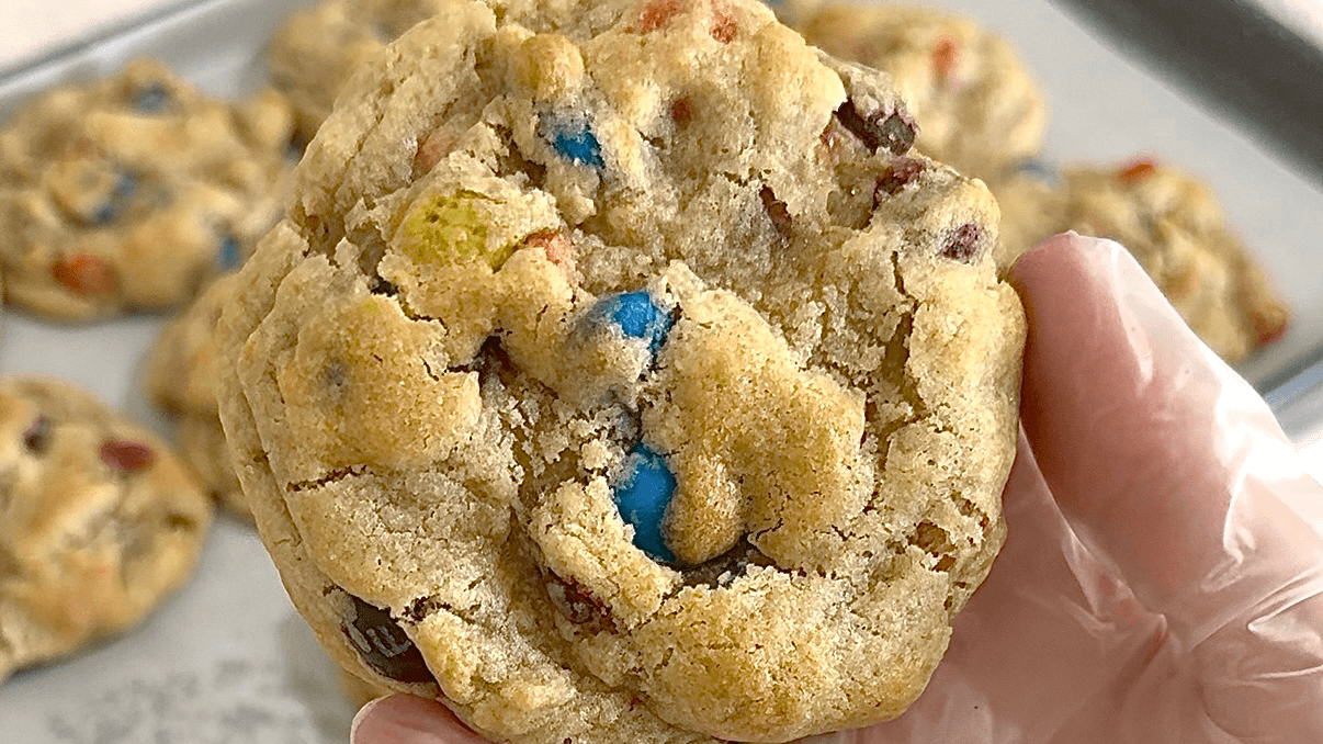 Chunky M&M Cookies