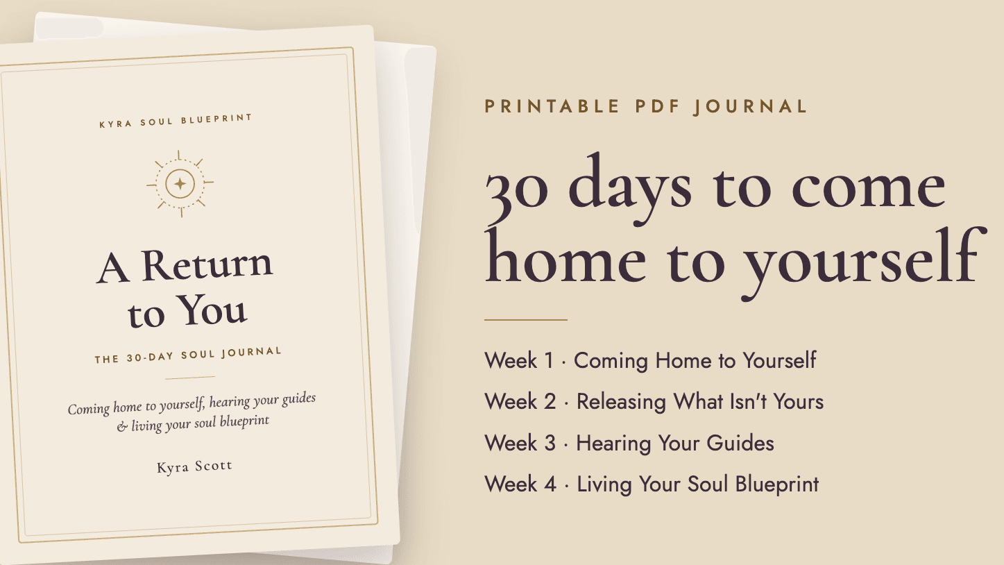 A Return to You: The 30-Day Soul Journal
