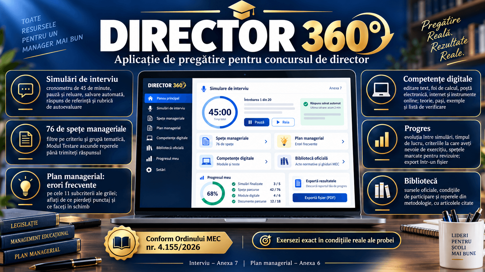 DIRECTOR 360° – Antrenament interviu