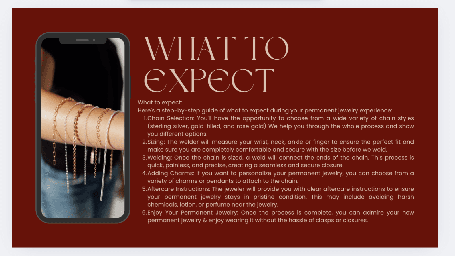 Permanent Jewelry Private Event Proposal Template