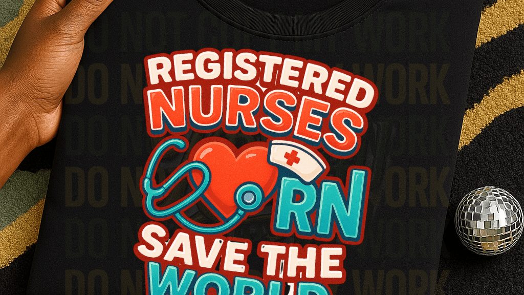 Nurses Save The World digital design