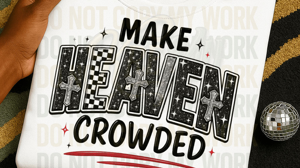 Faith-forward graphic for Christian apparel