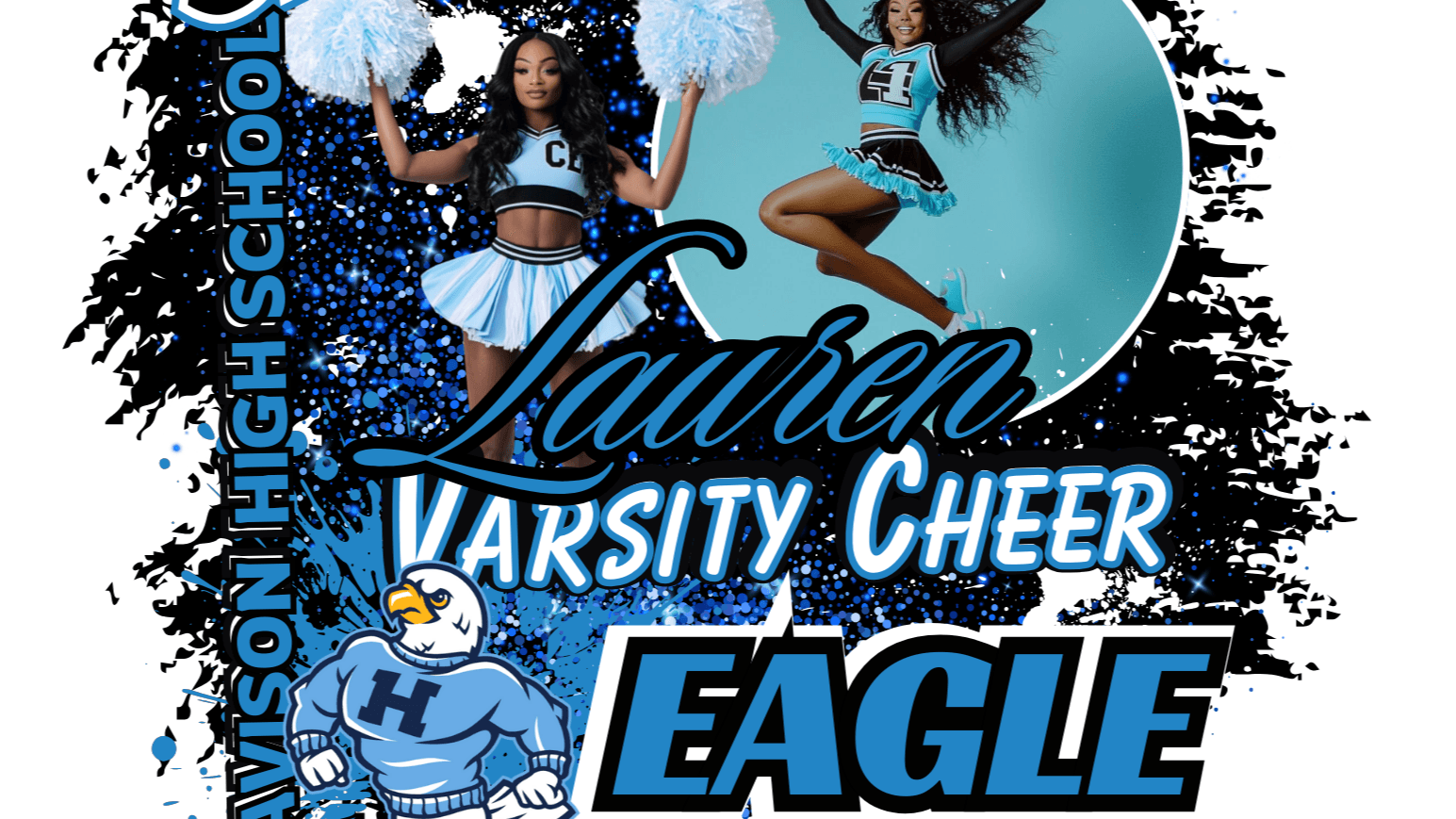 Cheerleading Editable Designs Now!